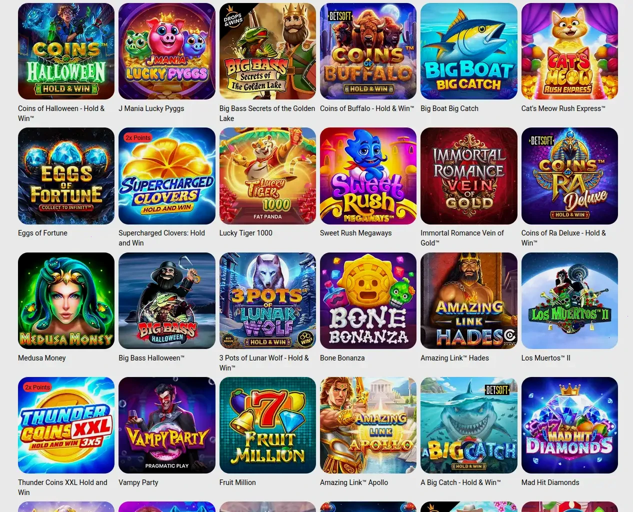 Interfaccia mobile Total Casino su smartphone